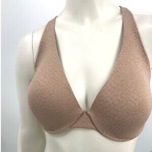 Warner's Tan Print This Is Not a Bra Countour Bra Size 34D